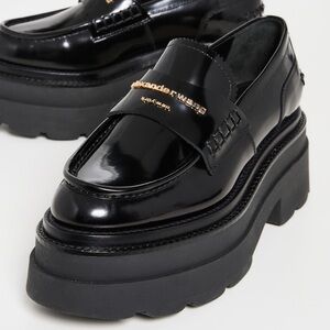 Alexander Wang Platform Leather Loafers